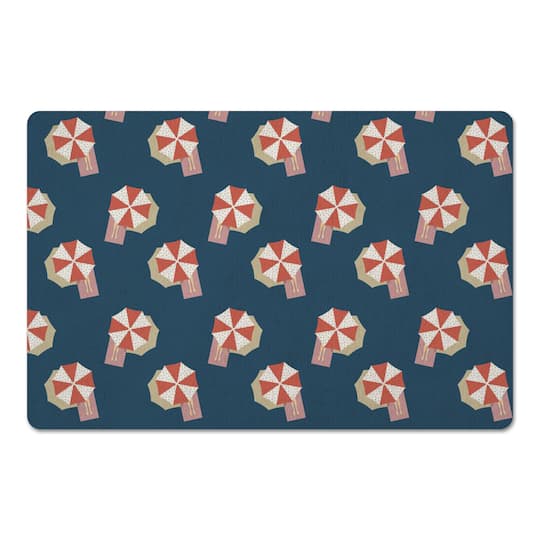 Umbrella Pattern Floor Mat